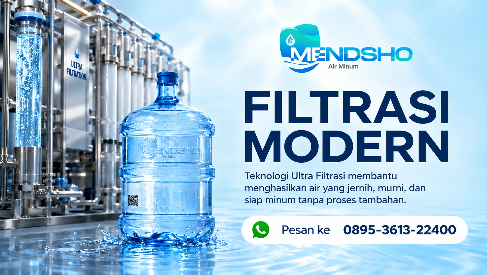Kebaikan air, dijaga di setiap langkah.