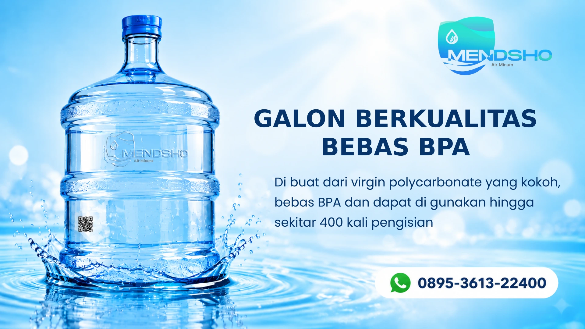 Galon Mendsho Air grade A plus